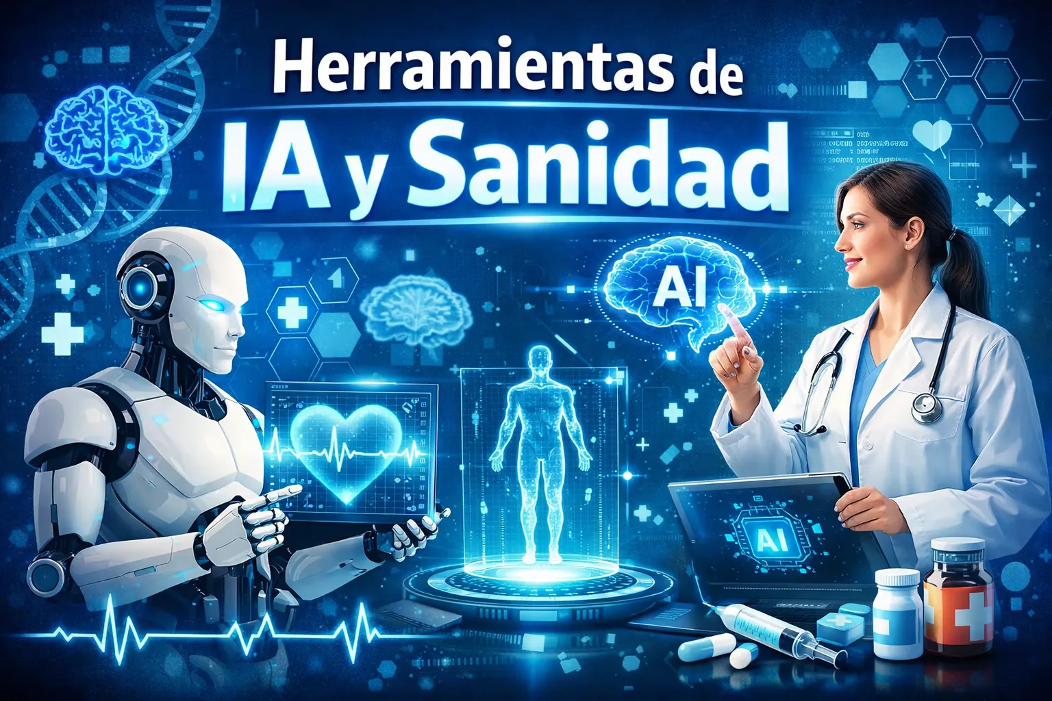Inteligencia artificial en sanidad: herramientas, usos reales y límites