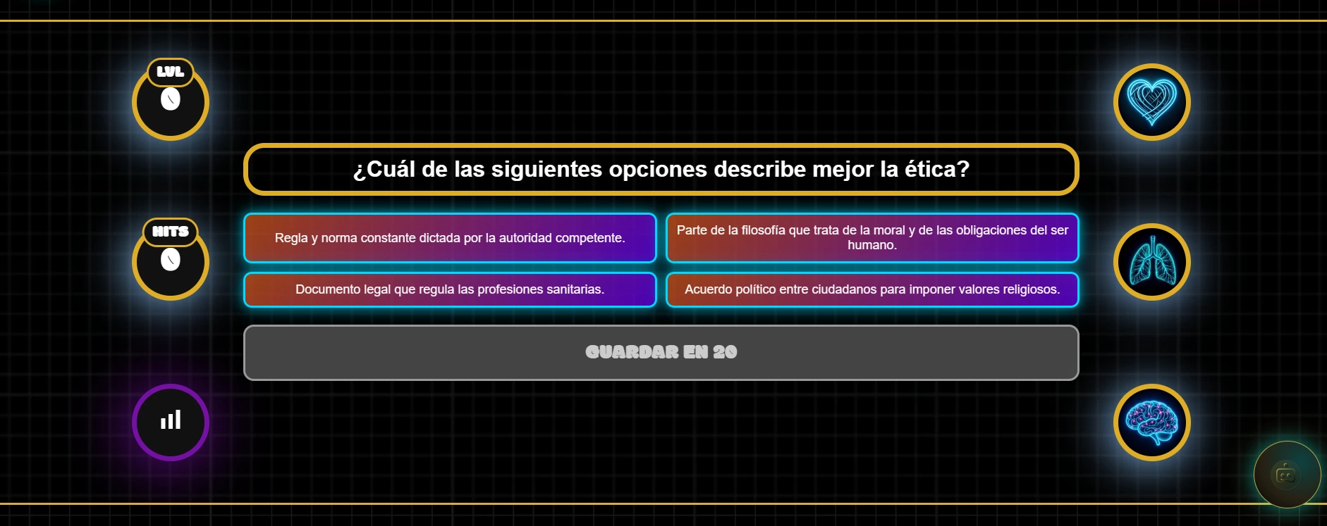 Modo de estudio gamificado